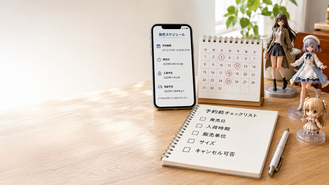 What to Check Before Buying a Figure Pre-order: Reading the Release Date, Arrival Timing, and Sales Unit
