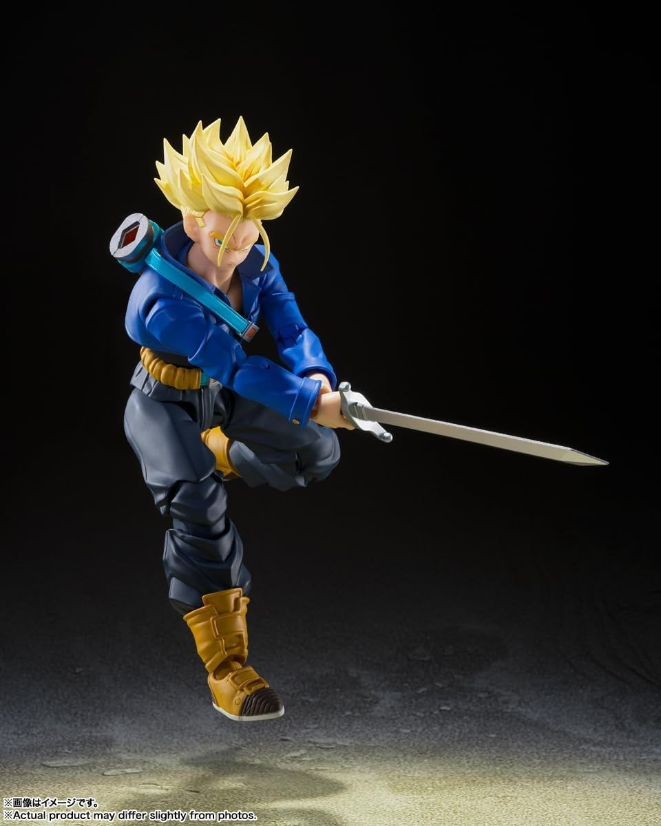 Dragon Ball Z S.H.Figuarts Super Saiyan Trunks The Boy from the Future Reissue Action Figure image 2