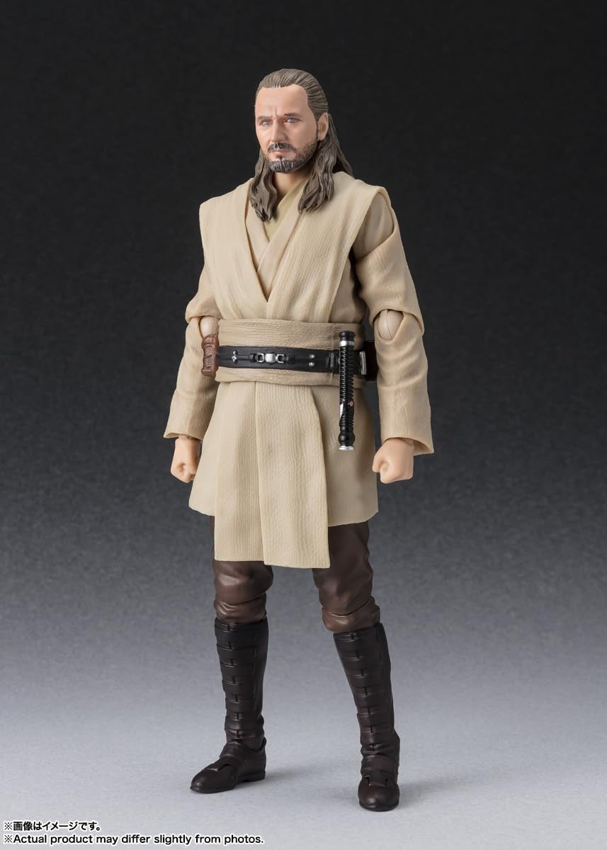 Star Wars The Phantom Menace S.H.Figuarts Qui-Gon Jinn Action Figure image 2
