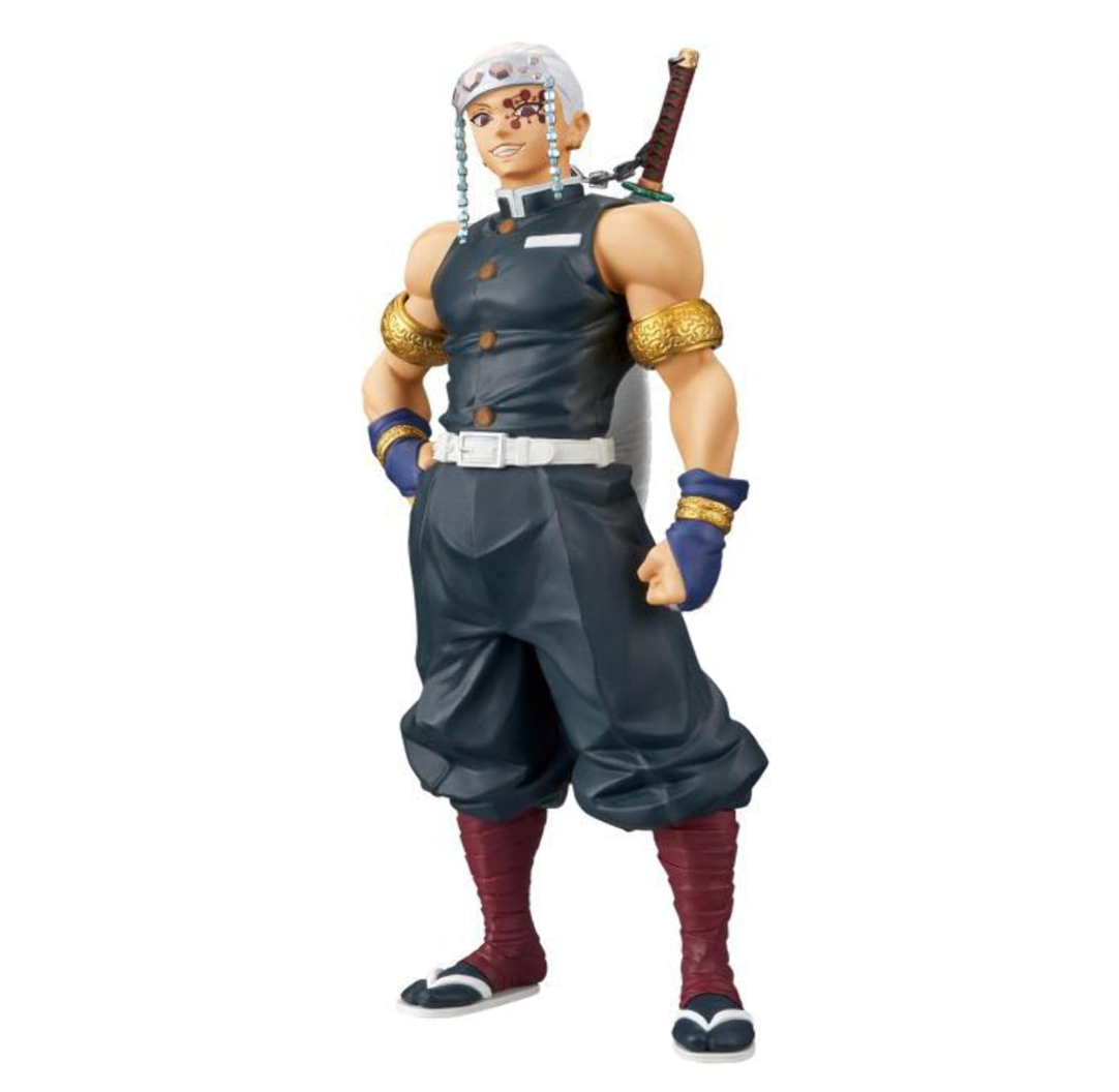 Banpresto Demon Slayer (Kimetsu no Yaiba) vol. 11 Tengen Uzui (Repeat) Figure, Multiple Colors