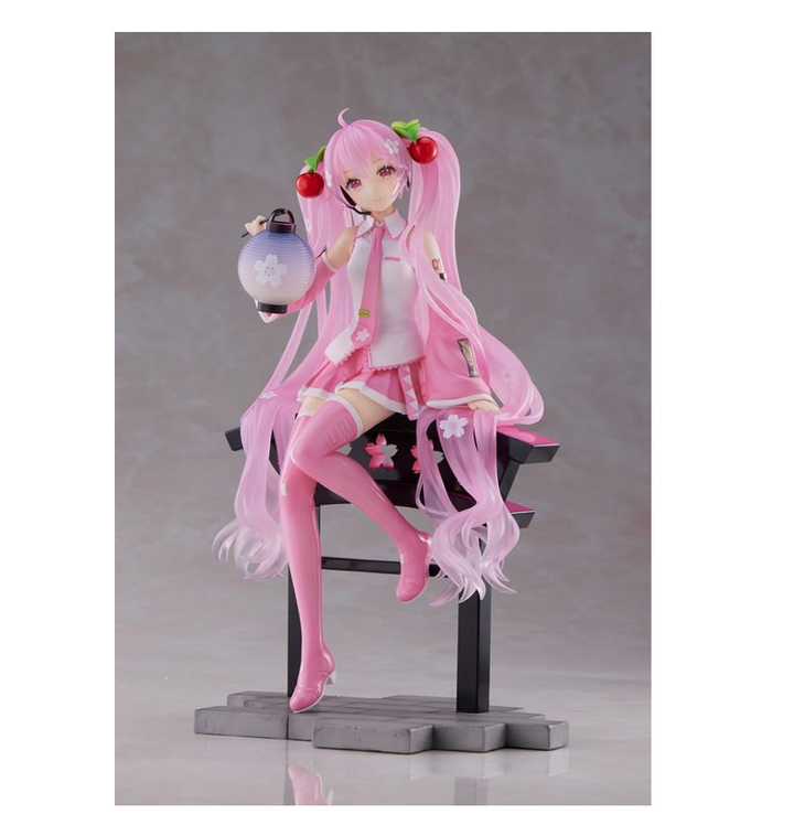 Taito Hatsune Miku Sakura Lantern ver AMP+ Figure, Multiple Colors
