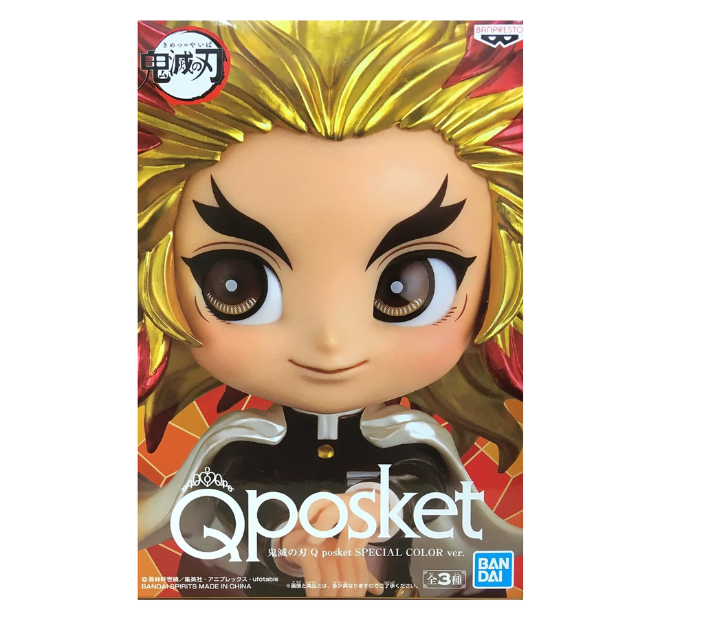 Banpresto Demon Slayer Kimetsu no Yaiba Q posket KYOJURO RENGOKU Special Color Metallic Color Edition