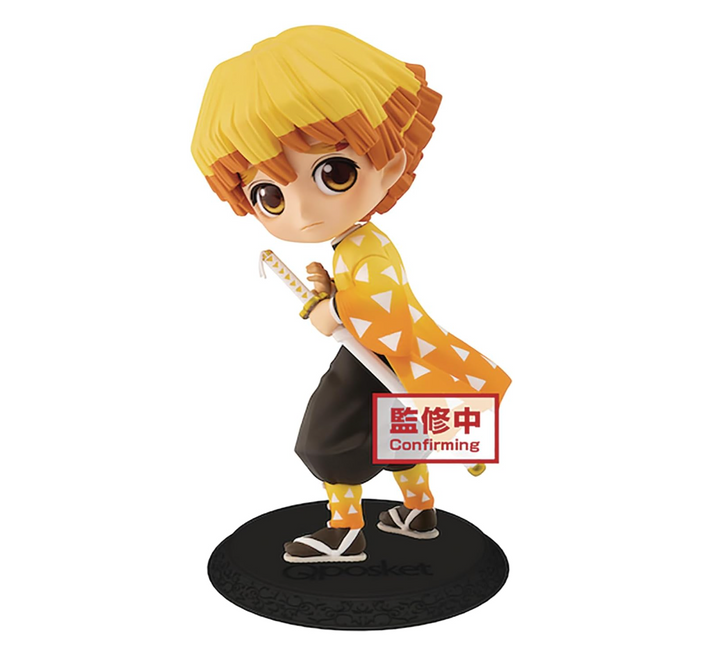 Banpresto Demon Slayer: Kimetsu no Yaiba Q posket-ZENITSU AGATSUMA-(ver.A), Multicolor