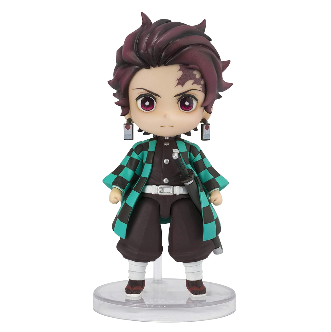 TAMASHII NATIONS - Demon Slayer: Kimetsu no Yaiba - Tanjiro Kamado, Bandai Spirits Figuarts Mini Action Figure