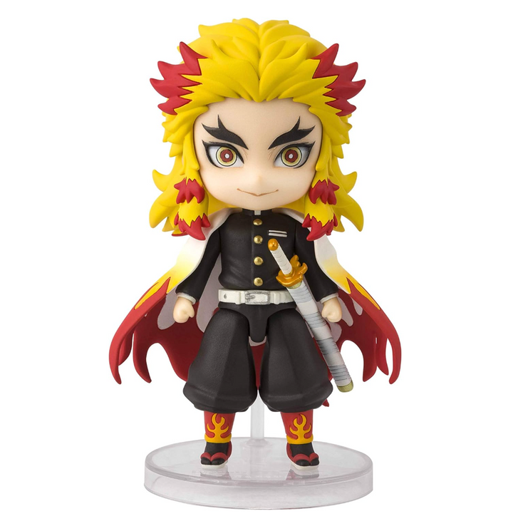 TAMASHII NATIONS - Demon Slayer: Kimetsu no Yaiba - Rengoku Kyojuro, Bandai Spirits Figuarts mini Action Figure