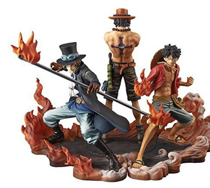One Piece DXF BROTHERHOOD II Figures Anime Goods Prize Banpresto Luffy & Sabo & Ace Full Comp Set of All 3 Types