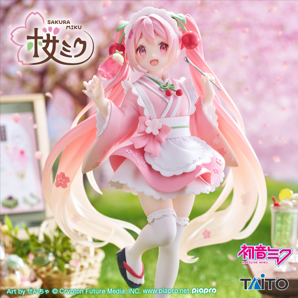 Sakura Miku Coreful Figure ~Newly drawn Japanese style cafe ver.~