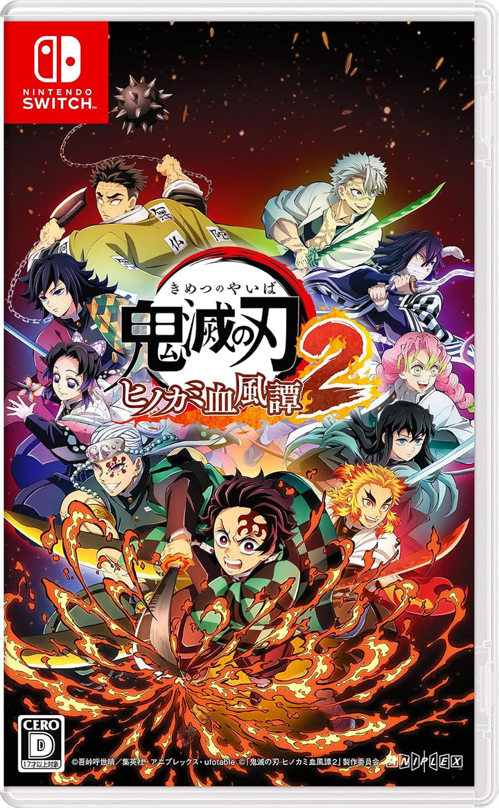 Demon Slayer Kimetsu no Yaiba The Hinokami Chronicles 2 Nintendo Switch Game Japanese Edition