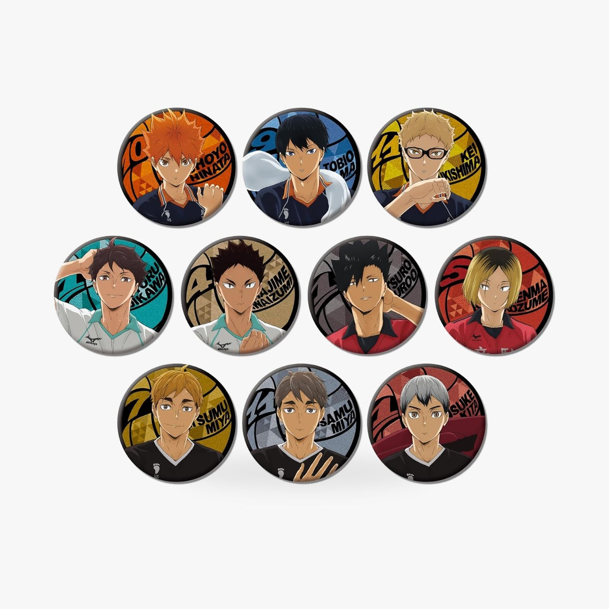 Haikyu!! Glitter Can Badge Collection Box