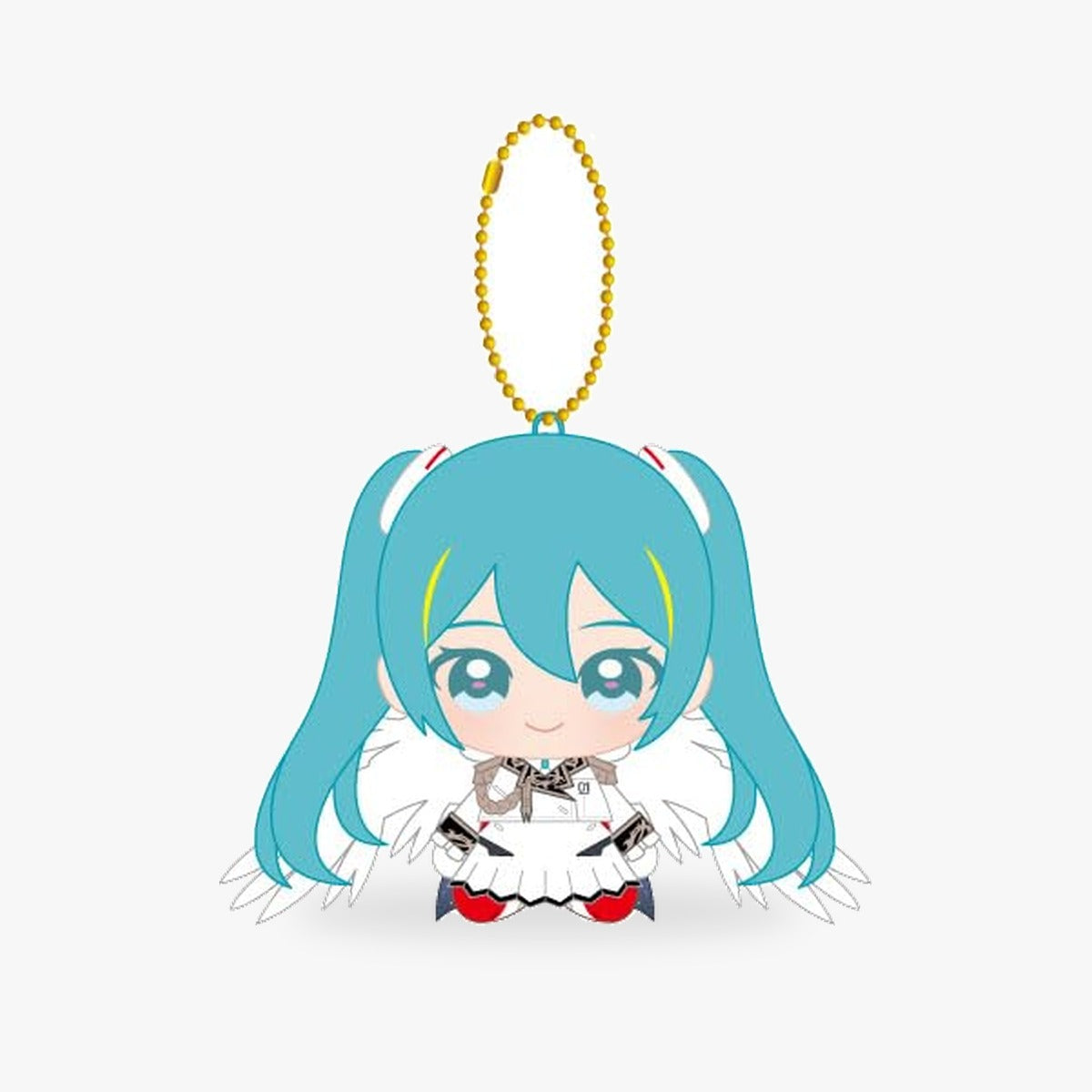 ガンダム45周年 x 初音ミク 初音ミク x ウイングガンダムゼロEW Chibiぬいおすわりマスコット