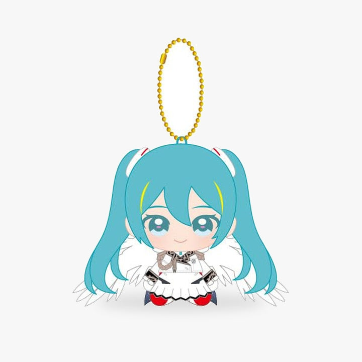 Gundam 45th Anniversary x Hatsune Miku Hatsune Miku x Wing Gundam Zero EW Chibi Plush Sitting Mascot
