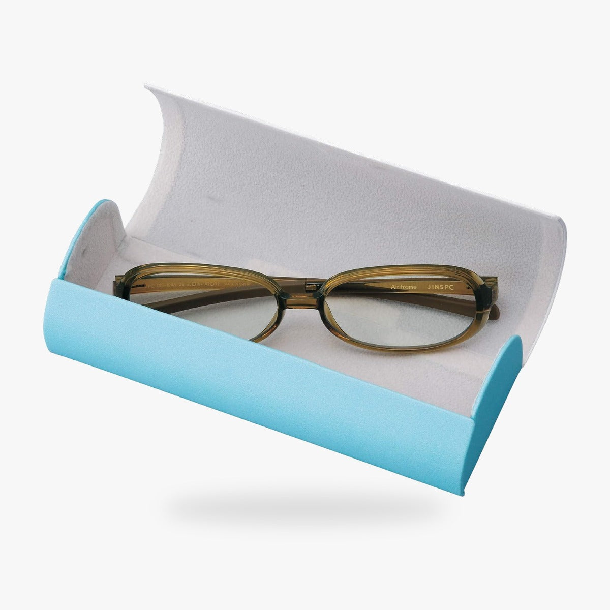 Crack's Glasses Case Detective Conan White Hard Magnetic Cloth Motif