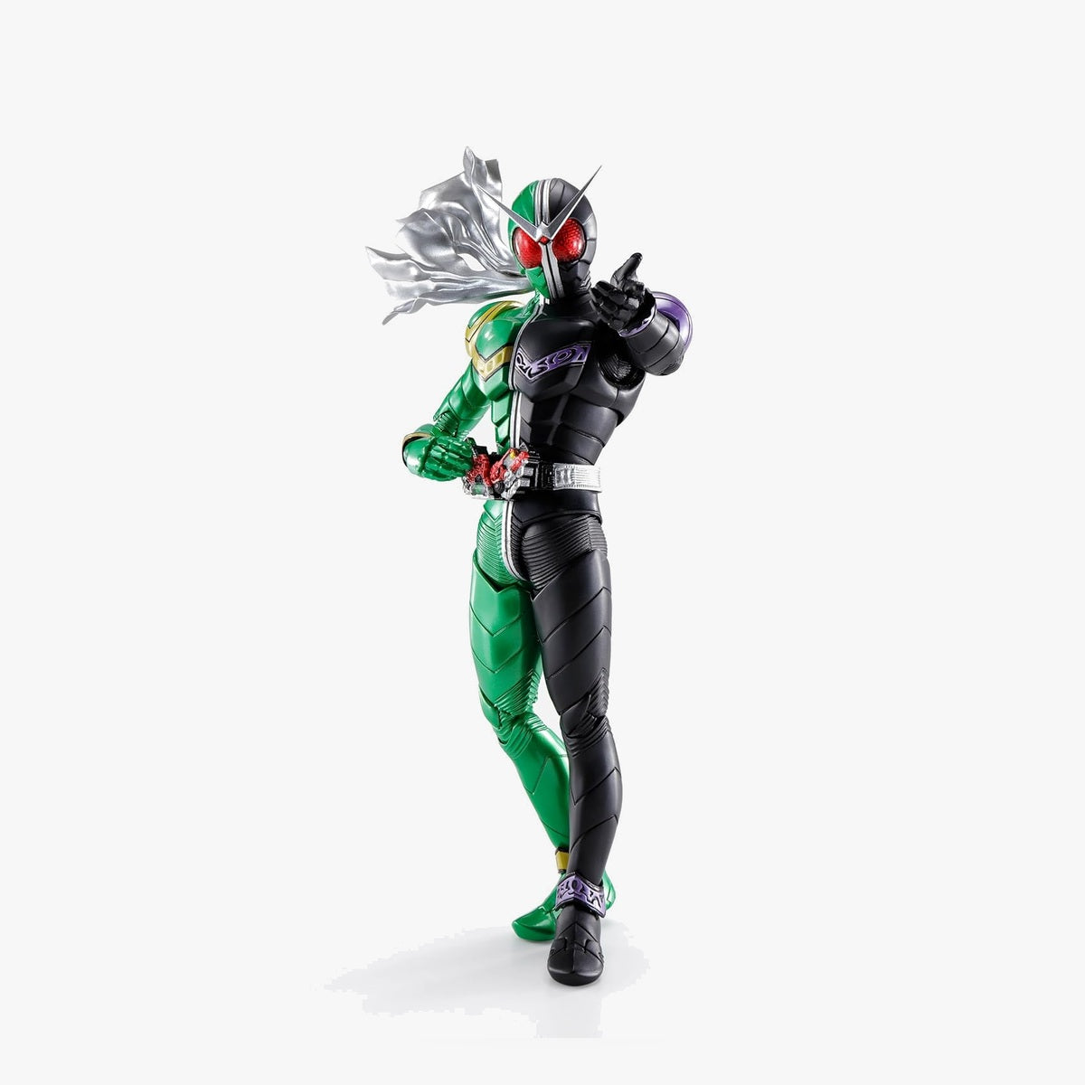 S.H.Figuarts Shinkocchou Seihou Kamen Rider W Cyclone Joker Fuuto PI Anime Edition Action Figure