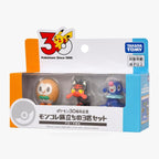 Pokemon 30th Anniversary Moncolle Alola Region Starter Trio Set Figure