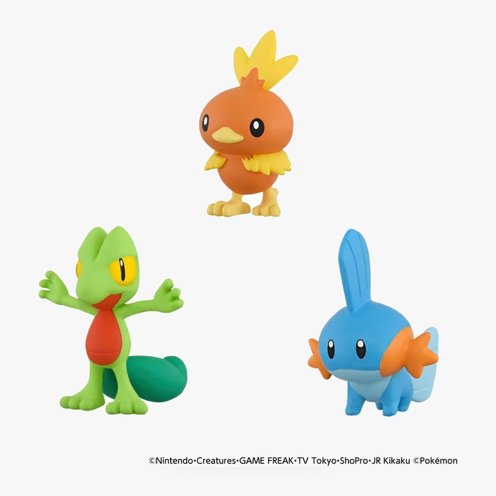 Pokemon 30th Anniversary Moncolle Hoenn Region Starter Trio Set Figure