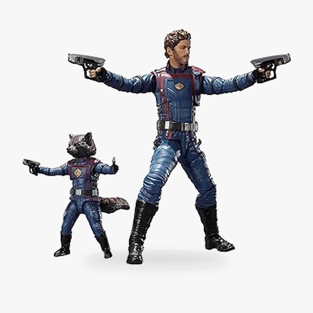 Guardians of the Galaxy Volume 3 S.H.Figuarts Star-Lord and Rocket Raccoon Action Figure Set