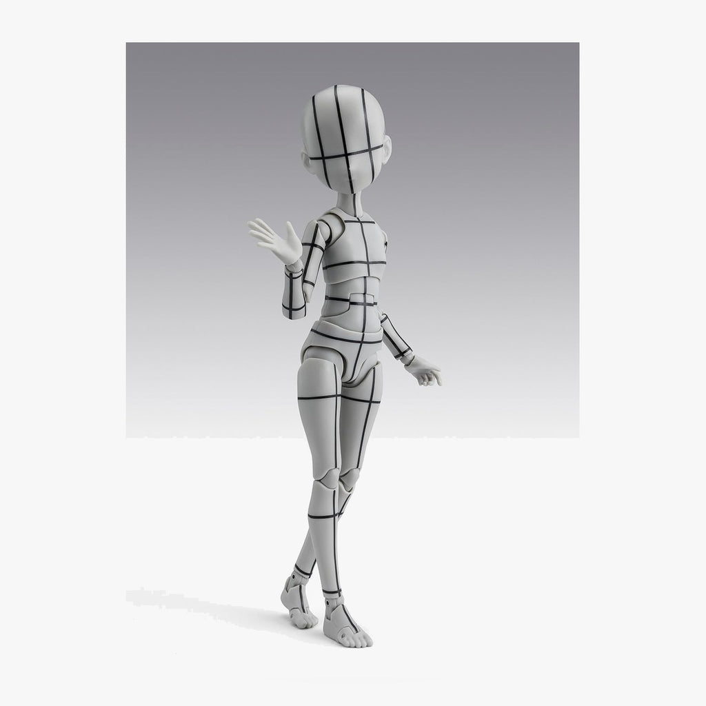 S.H.Figuarts Body-chan Ken Sugimori Edition Wireframe Gray Color Figure