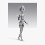 S.H.Figuarts Body-chan Ken Sugimori Edition Wireframe Gray Color Figure