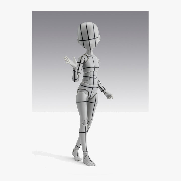 S.H.Figuarts Body-chan Ken Sugimori Edition Wireframe Gray Color Figure