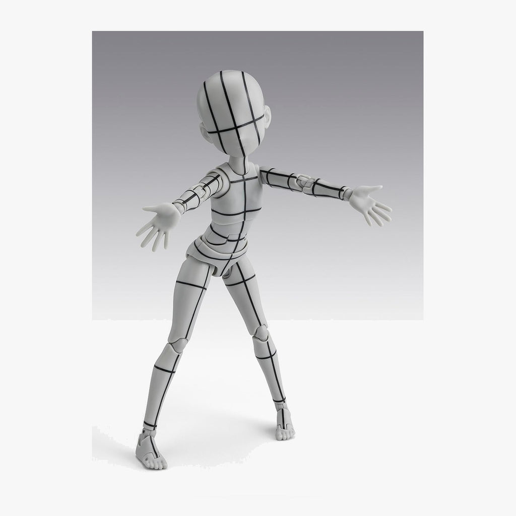 S.H.Figuarts Body-chan Ken Sugimori Edition Wireframe Gray Color Figure