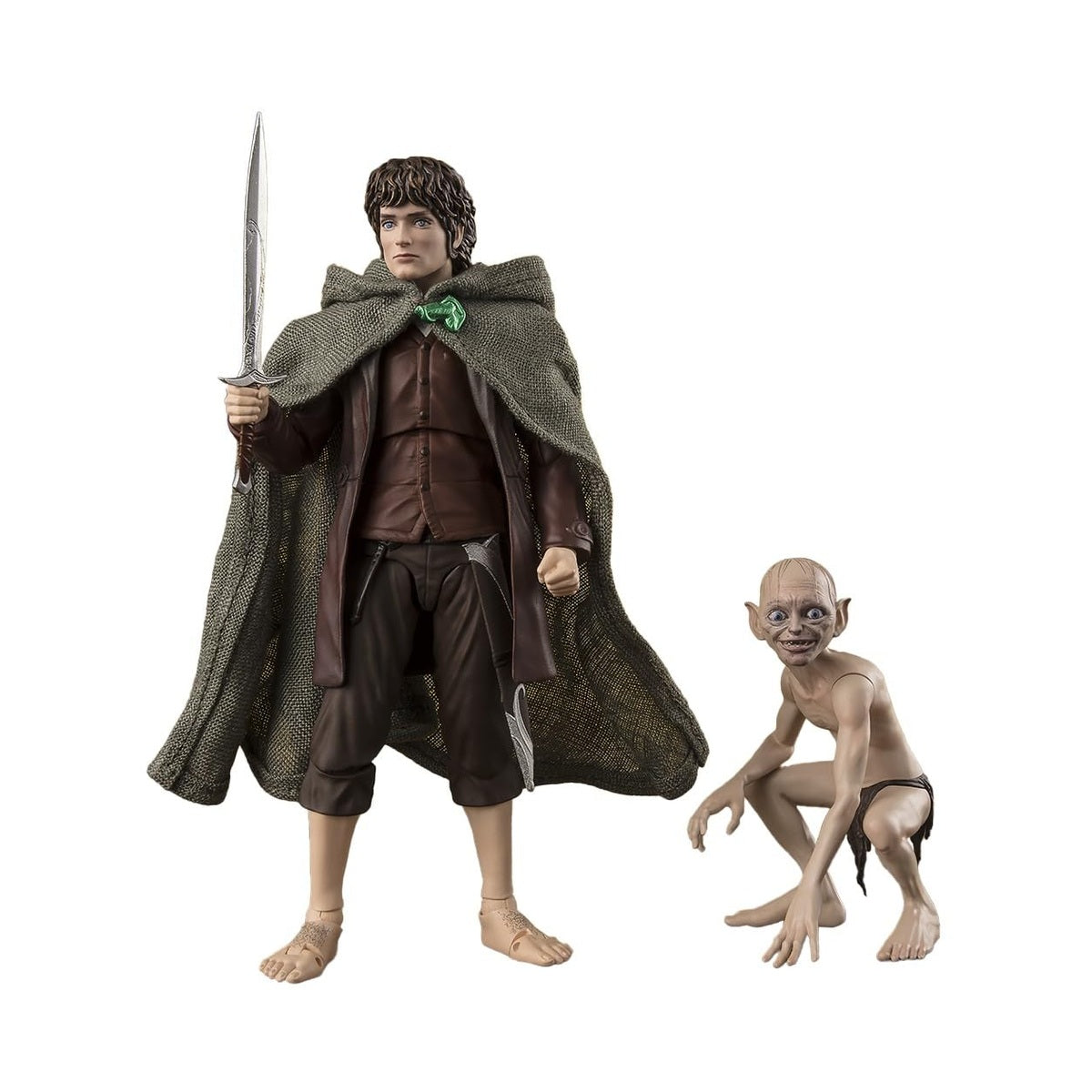 The Lord of the Rings S.H.Figuarts Frodo Baggins and Gollum Action Figure