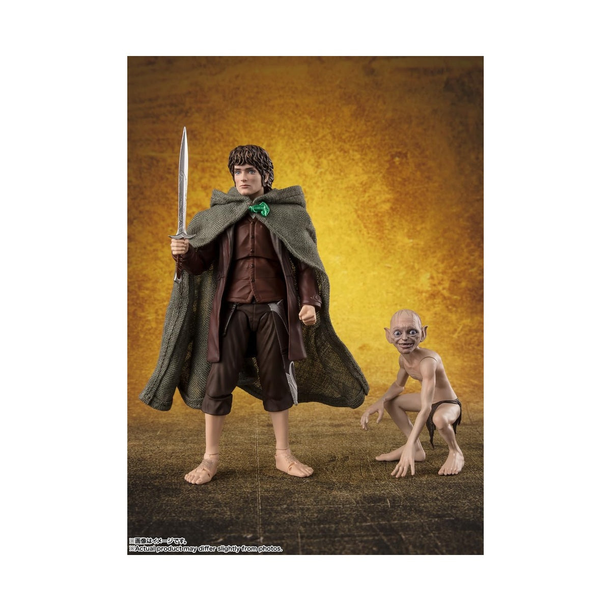 The Lord of the Rings S.H.Figuarts Frodo Baggins and Gollum Action Figure