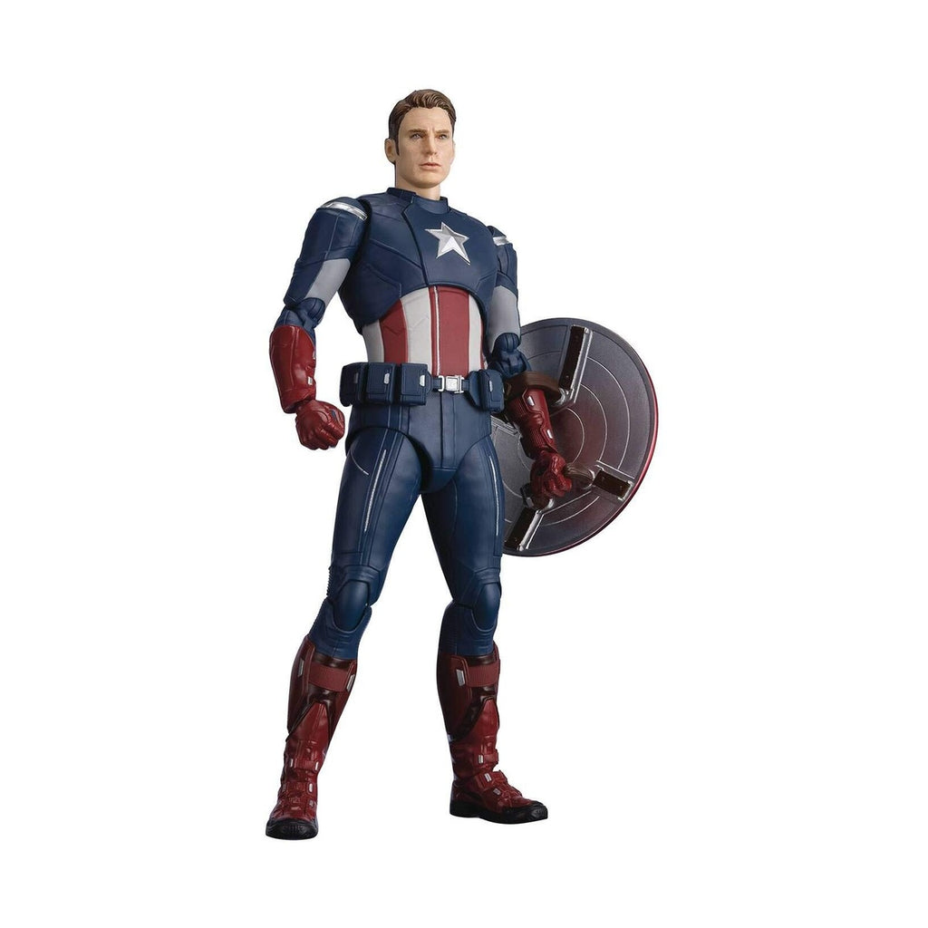 Avengers Endgame S.H.Figuarts Captain America Cap vs Cap Edition Action Figure