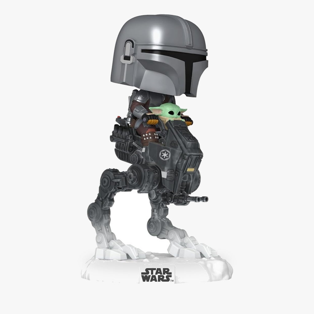 Pop! Rides Deluxe Star Wars スター・ウォーズ マンダロリアン＆グローグー(インペリアル・レムナント AT-RT) Funko P