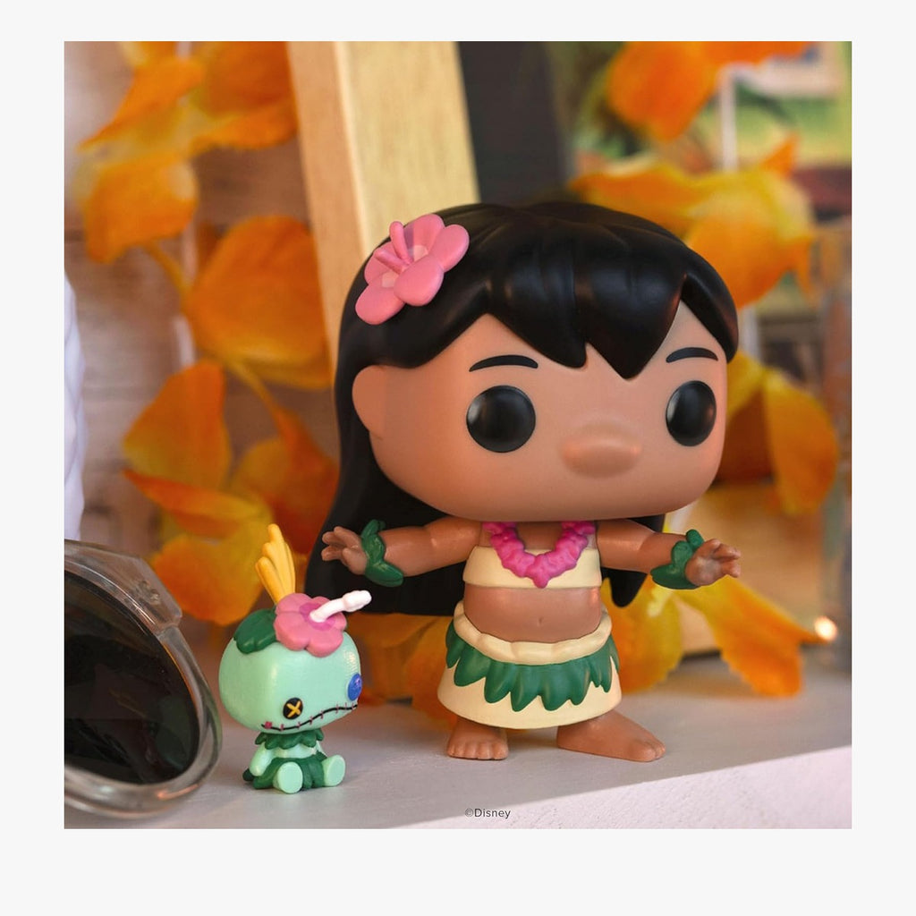 & Buddy リロ＆スティッチ LILO & STITCH リロ (スクランプ付き/フラダンスVer.) Funko Pop! フィギュア