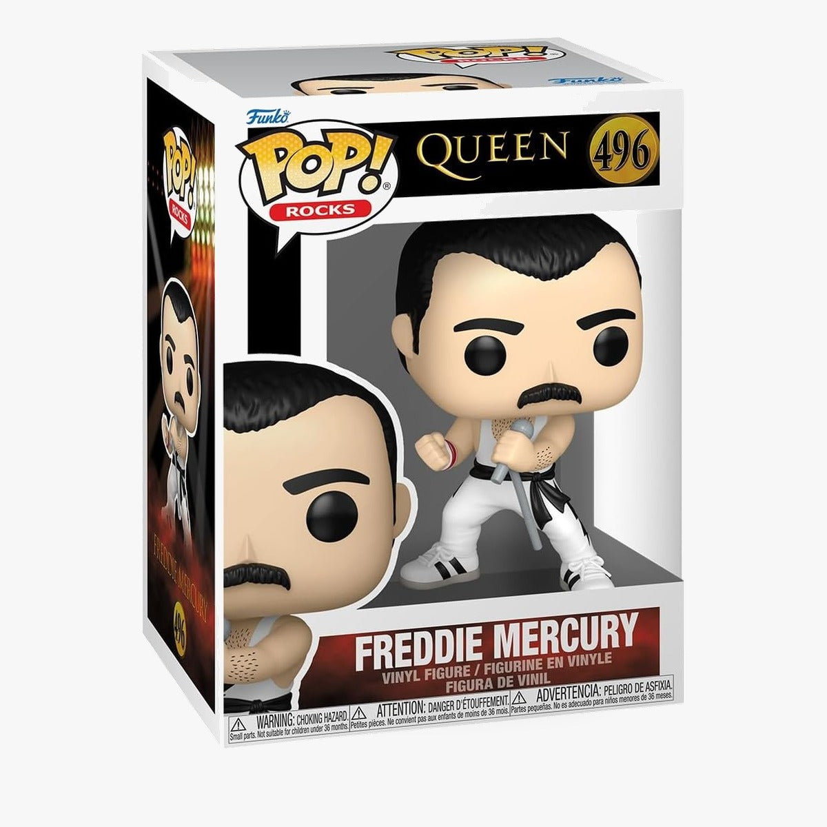 クイーン フレディ・マーキュリー (ホワイトシングレットVer.) Funko Pop! フィギュア