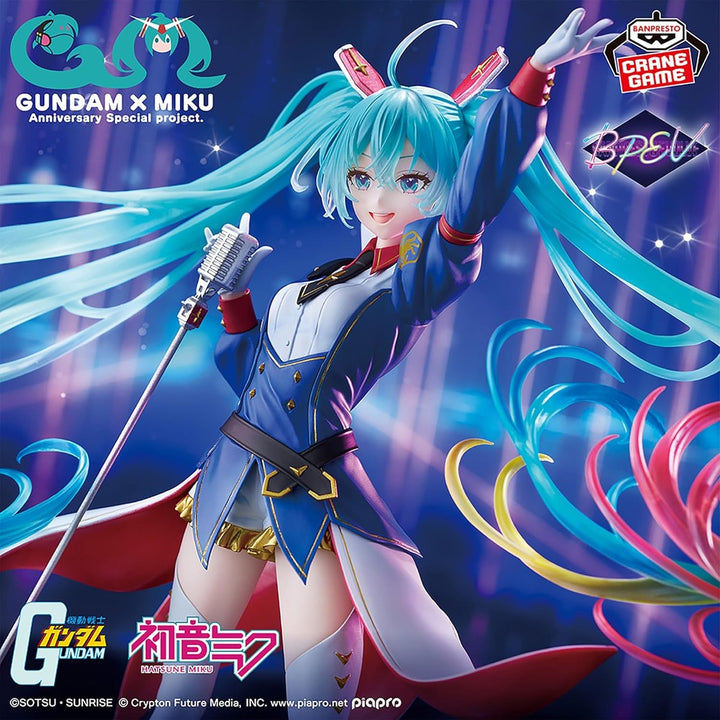 Gundam 45th Anniversary x Hatsune Miku EVOLVE-GUNDAM Collaboration Figure