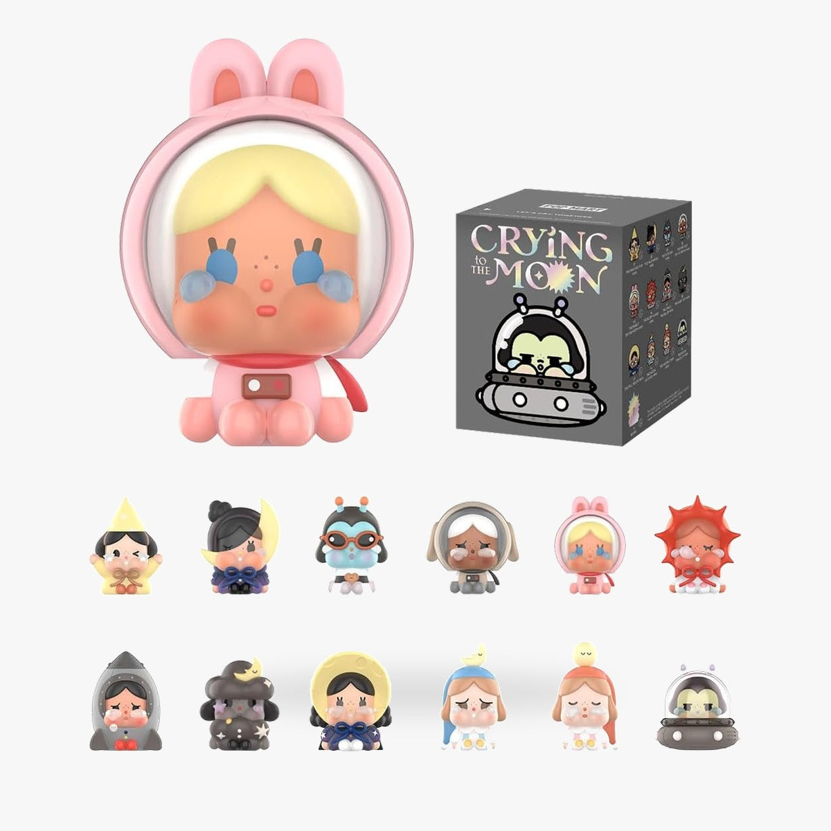 POP MART CRYBABY CRYING TO THE MOON SITTING シリーズ 1ピース