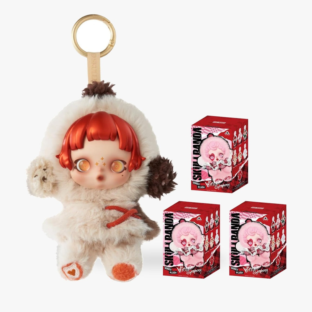 POP MART SKULLPANDA Winter Symphony シリーズ ぬいぐるみペンダント 1ピース