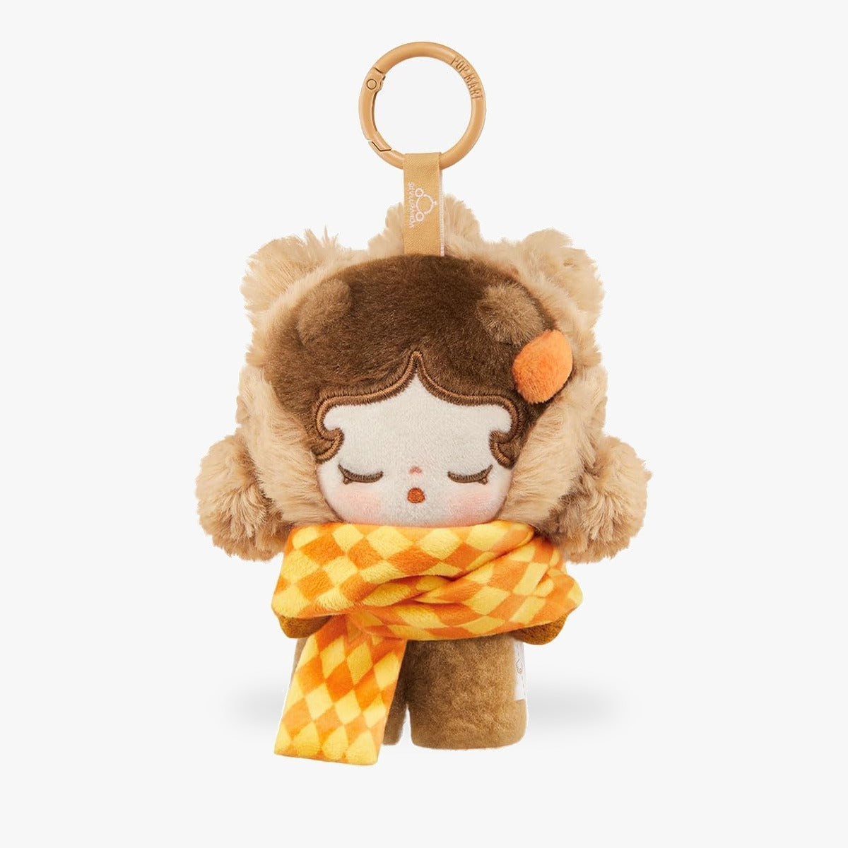 POP MART POP BEAN Fluffy & Cozy シリーズぬいぐるみペンダント 1ピース