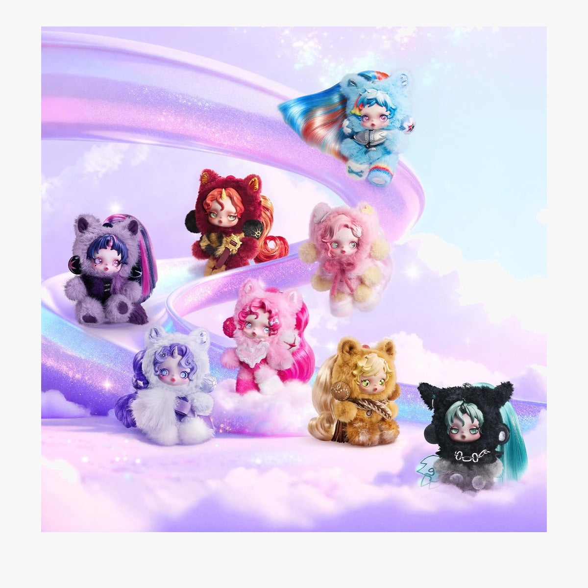 POP MART SKULLPANDA × My Little Pony Series Plush Pendant - Single Blind Box