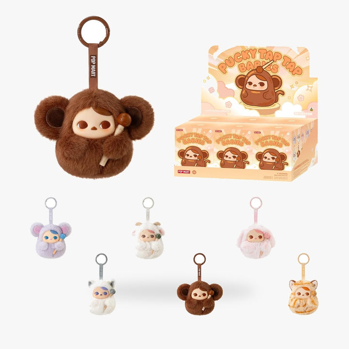 POP MART PUCKY Tap Tap Babies Series Plush Pendant - Single Blind Box