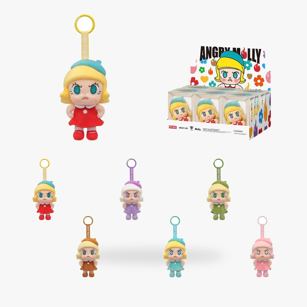 POP MART Angry Molly Angry Energy シリーズ ぬいぐるみペンダント 1ピース