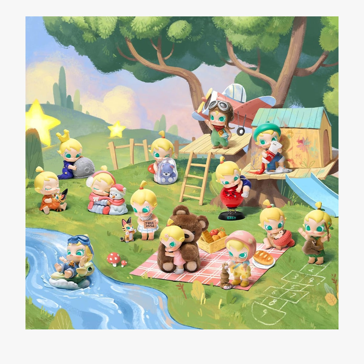 POP MART Baby Molly My Huggable Discovery シリーズ 1ピース