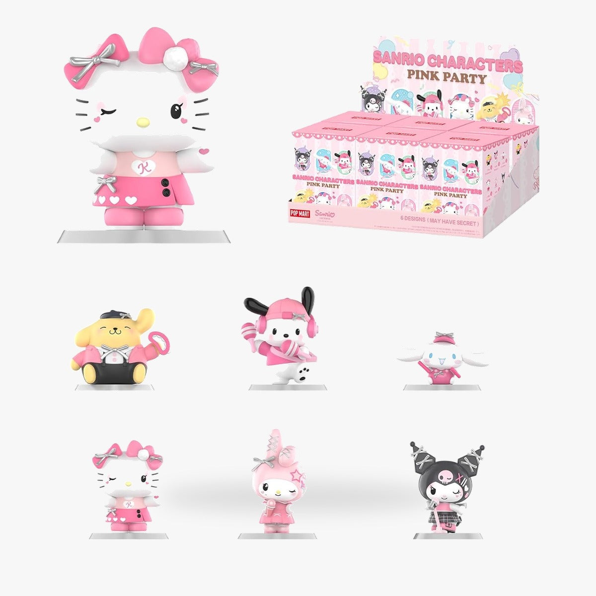 POP MART Sanrio characters Pink Party Series - Single Blind Box