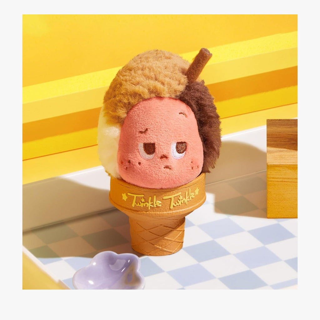 POP MART Twinkle Twinkle MOON GELATO シリーズ アイスクリーム ぬいぐるみペンダント 1ピース