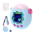 【2026新登場！通信に対応】For Tamagotchi Paradise たまごっちパラダイス PCケース 【tourmono】保護カバー PC素材 耐衝撃 落下防止 すり傷防止 衝撃吸収 全面保護ケース 紛失防止ストラップ付き (上ピンク＋下ブルーBlue&PInk PCケース)