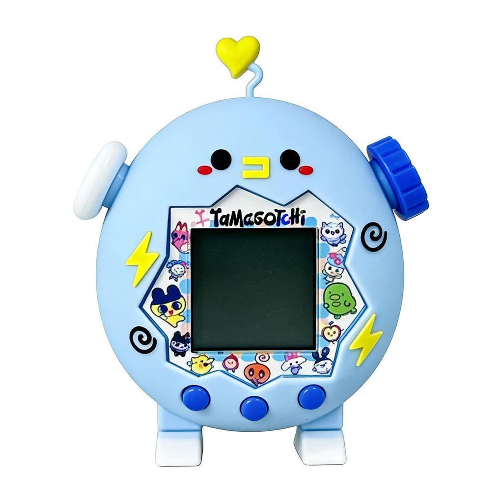 電子ペット機の保護ケース For Tamagotchi Paradise たまごっちパラダイス専用 360° 全方位防衝撃 落下防止 持ち運び便利 クリエイティブな造型 軽量 防塵 人気 ギフト（ブルー）