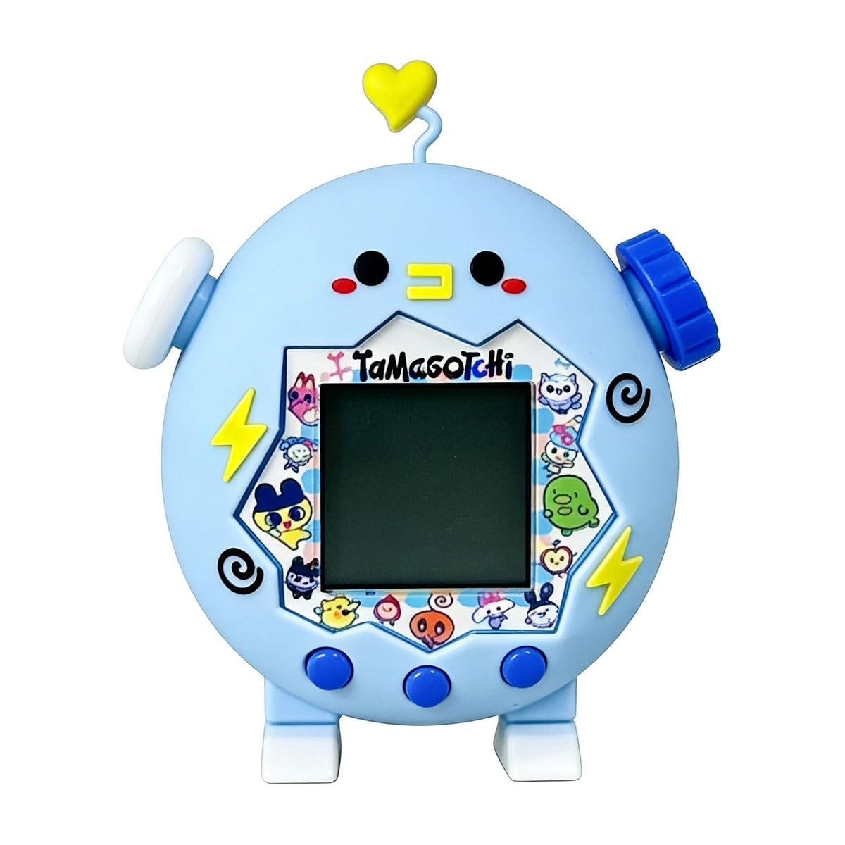 電子ペット機の保護ケース For Tamagotchi Paradise たまごっちパラダイス専用 360° 全方位防衝撃 落下防止 持ち運び便利 クリエイティブな造型 軽量 防塵 人気 ギフト（ブルー）