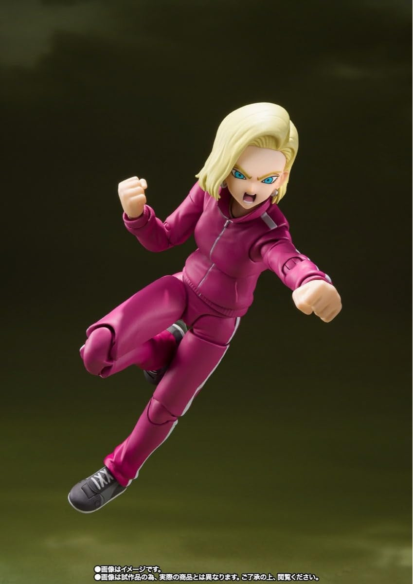 Dragon Ball Super S.H.Figuarts Android 18 Universe Survival Saga Action Figure