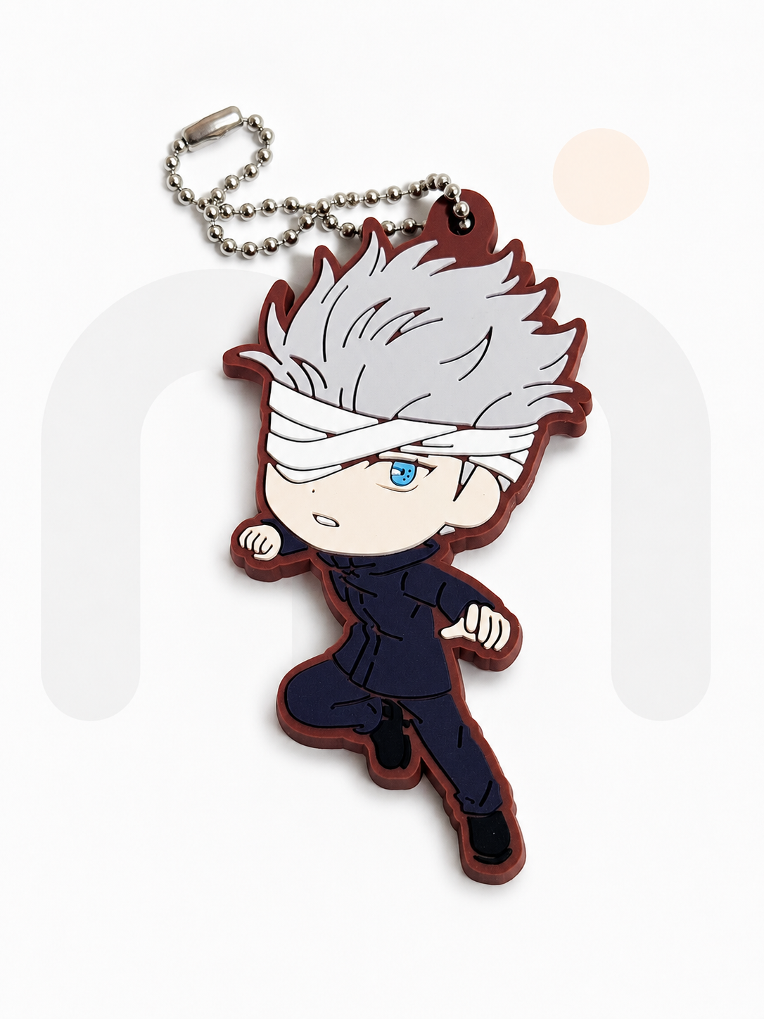 Jujutsu Kaisen Satoru Gojo Rubber Keychain – Action Pose