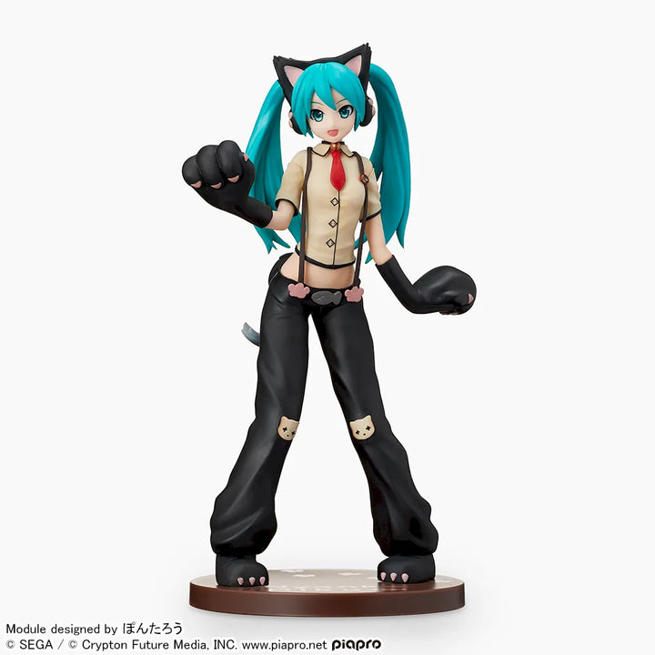 Hatsune Miku Project DIVA Arcade Future Tone Super Premium Figure “Hatsune Miku-Cat”