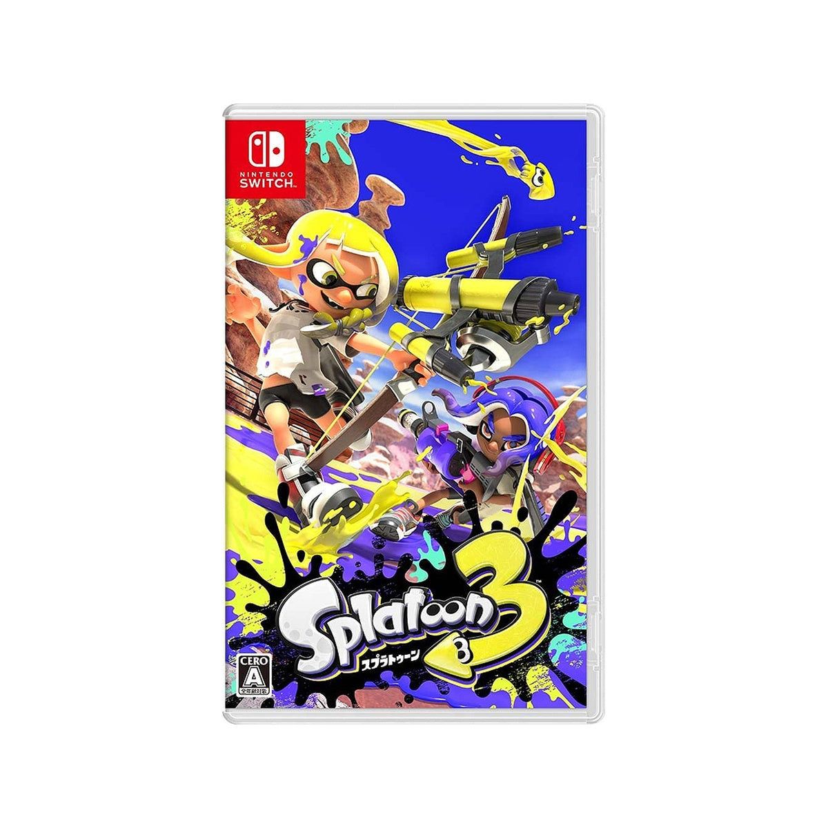 Splatoon 3 Nintendo Switch Game Japanese Edition cover
