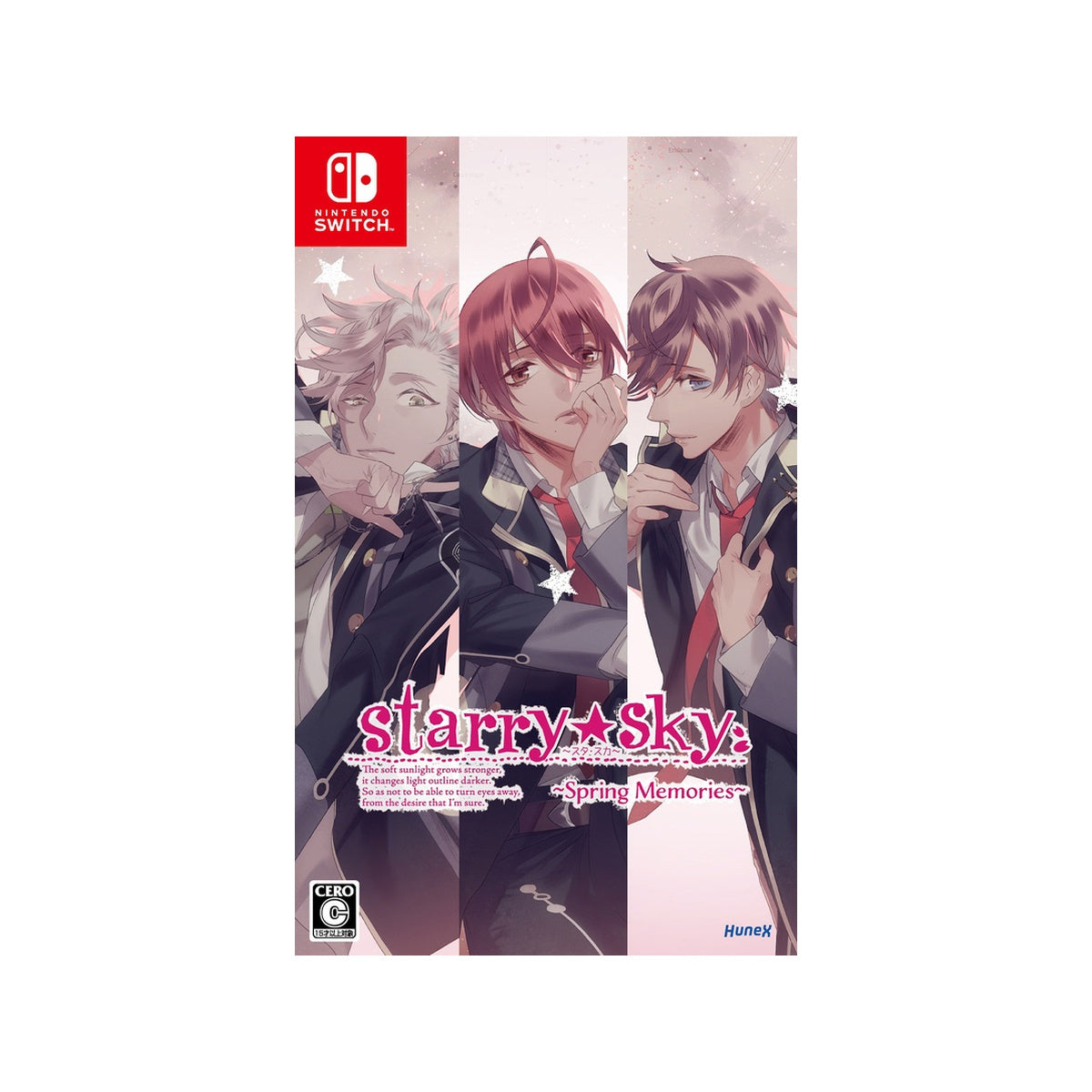 Starry Sky ~Spring Memories~ Regular Edition Nintendo Switch Game Japanese Edition cover
