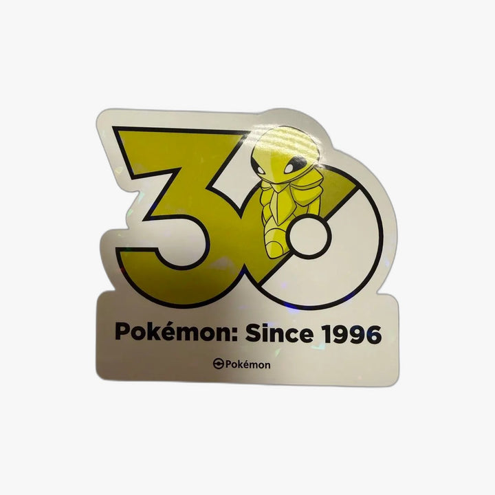 Pokémon 30th Anniversary Korea Exclusive Logo Sticker Kakuna