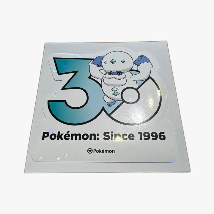 Pokémon 30th Anniversary Korea Exclusive Logo Sticker Darmanitan